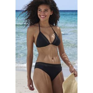 Triangel-Bikini-Top S.OLIVER "Aiko", Damen, Gr. 38, Cup A/B, schwarz, Microfaser, Microfaser, Polyamid, unifarben, Bikini-Oberteile Triangel-Bikini-Top, mit Häkeloptik Triangel-Bikini-Top S.OLIVER "Aiko", Damen, Gr. 38, Cup A/B, schwarz, Microfaser, Microfaser, Polyamid, unifarben, Bikini-Oberteile Triangel-Bikini-Top, mit Häkeloptik