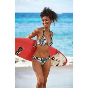 Bikini-Hose VENICE BEACH "Fjella", Damen, Gr. 40, N-Gr, schwarz-weiss (schwarz, weiß), Microfaser, Polyamid, Badehosen Bikini-Hose, mit gerafften Einsätzen Bikini-Hose VENICE BEACH "Fjella", Damen, Gr. 40, N-Gr, schwarz-weiss (schwarz, weiß), Microfaser, Polyamid, Badehosen Bikini-Hose, mit gerafften Einsätzen