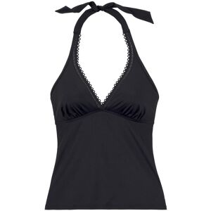 Bügel-Tankini-Top S.OLIVER "Aiko", Damen, Gr. 38, Cup C, schwarz, Microfaser, Microfaser, Polyamid, unifarben, Bikini-Oberteile Bügel-Tankini-Top, mit Häkeloptik Bügel-Tankini-Top S.OLIVER "Aiko", Damen, Gr. 38, Cup C, schwarz, Microfaser, Microfaser, Polyamid, unifarben, Bikini-Oberteile Bügel-Tankini-Top, mit Häkeloptik
