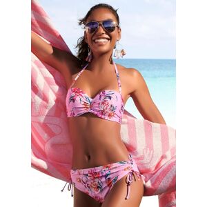 Bikini-Hose SUNSEEKER "Modern", Damen, Gr. 34, N-Gr, rosa (rosa, bedruckt), Polyamid, bedruckt, floral, Badehosen Bikini-Hose, seitlich regulierbar Bikini-Hose SUNSEEKER "Modern", Damen, Gr. 34, N-Gr, rosa (rosa, bedruckt), Polyamid, bedruckt, floral, Badehosen Bikini-Hose, seitlich regulierbar
