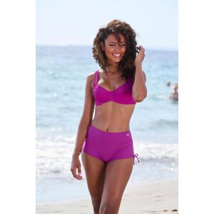 Bügel-Bikini LASCANA, Damen, Gr. 46, Cup D, pink (fuchsia), Polyamid, unifarben, Bikini-Sets Bügel-Bikini, mit seitlich geraffter Bikinihose Bügel-Bikini LASCANA, Damen, Gr. 46, Cup D, pink (fuchsia), Polyamid, unifarben, Bikini-Sets Bügel-Bikini, mit seitlich geraffter Bikinihose