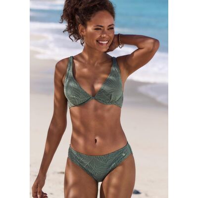 Bügel-Bikini-Top LASCANA "Fay", Damen, Gr. 36, Cup F, grün (oliv), Obermaterial: 94% Polyamid, 6% Elasthan. Futter: 90% Polyester, 10% Elasthan, Strukturmuster, Bikini-Oberteile Bügel-Bikini-Top, aus eleganter Strukturware Bügel-Bikini-Top LASCANA "Fay", Damen, Gr. 36, Cup F, grün (oliv), Obermaterial: 94% Polyamid, 6% Elasthan. Futter: 90% Polyester, 10% Elasthan, Strukturmuster, Bikini-Oberteile Bügel-Bikini-Top, aus eleganter Strukturware
