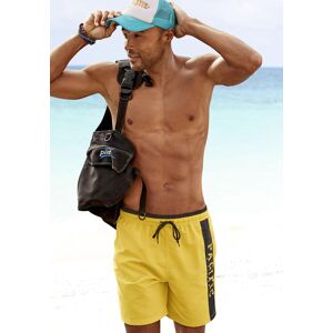 Badeshorts S.OLIVER, Herren, Gr. XXL (58/60), N-Gr, gelb, Polyester, unifarben mit Farbeinsatz, Badehosen Badeshorts, in verschiedenen Unifarben Badeshorts S.OLIVER, Herren, Gr. XXL (58/60), N-Gr, gelb, Polyester, unifarben mit Farbeinsatz, Badehosen Badeshorts, in verschiedenen Unifarben