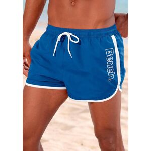 Badeshorts BENCH. "Bradley", Herren, Gr. S (46/48), N-Gr, blau, Polyester, kontrastfarbene Details, Badehosen Badeshorts, mit coolem Logodruck Badeshorts BENCH. "Bradley", Herren, Gr. S (46/48), N-Gr, blau, Polyester, kontrastfarbene Details, Badehosen Badeshorts, mit coolem Logodruck