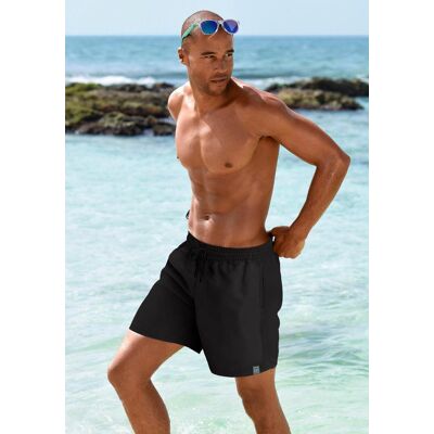 Badeshorts CHIEMSEE, Herren, Gr. XXL, N-Gr, schwarz, Obermaterial: 100% Polyester, Badehosen Badeshorts Badeshorts CHIEMSEE, Herren, Gr. XXL, N-Gr, schwarz, Obermaterial: 100% Polyester, Badehosen Badeshorts