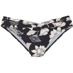 Bikini-Hose S.OLIVER "Lady", Damen, Gr. 40, N-Gr, beige (schwarz, creme), Microfaser, Recycling-Polyamid, geblümt, Badehosen Bikini-Hose, mit floralem Design Bikini-Hose S.OLIVER "Lady", Damen, Gr. 40, N-Gr, beige (schwarz, creme), Microfaser, Recycling-Polyamid, geblümt, Badehosen Bikini-Hose, mit floralem Design
