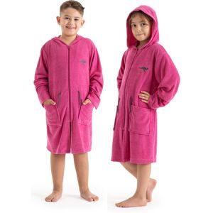 Kinderbademantel KANGAROOS "Kira, Ideal für Zuhause, Schwimmbad oder im Urlaub" Gr. 164, rosa (pink, grau), 164, Leichtfrottier, Hausmäntel, Kinderbademantel, modernen, sportliches Design, leuchtenden Akzenten Kinderbademantel KANGAROOS "Kira, Ideal für Zuhause, Schwimmbad oder im Urlaub" Gr. 164, rosa (pink, grau), 164, Leichtfrottier, Hausmäntel, Kinderbademantel, modernen, sportliches Design, leuchtenden Akzenten