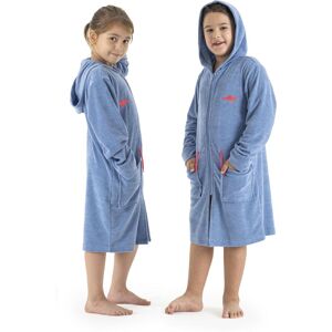 Kinderbademantel KANGAROOS "Kira, Ideal für Zuhause, Schwimmbad oder im Urlaub" Gr. 128, blau (blau melange), 128, Leichtfrottier, Hausmäntel, Kinderbademantel, modernen, sportliches Design, leuchtenden Akzenten Kinderbademantel KANGAROOS "Kira, Ideal für Zuhause, Schwimmbad oder im Urlaub" Gr. 128, blau (blau melange), 128, Leichtfrottier, Hausmäntel, Kinderbademantel, modernen, sportliches Design, leuchtenden Akzenten