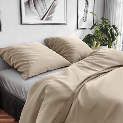 Bettwäsche WOLKENFELD "Renforcé Bettwäsche Baumwolle - Natürlich weiches Schlafgefühl", beige, B/L: 220cm x 240cm, 1 Stk., 2 Stk., Renforcé, B/L: 80cm x 80cm & 80cm x 80cm, 3 tlg., Renforcé, Obermaterial: 100% Baumwolle, Bettwäsche, Bettwäsche, 135x200 cm Bettwäsche WOLKENFELD "Renforcé Bettwäsche Baumwolle - Natürlich weiches Schlafgefühl", beige, B/L: 220cm x 240cm, 1 Stk., 2 Stk., Renforcé, B/L: 80cm x 80cm & 80cm x 80cm, 3 tlg., Renforcé, Obermaterial: 100% Baumwolle, Bettwäsche, Bettwäsche, 135x200 cm