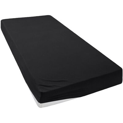 MyHome - Desner - Schwarz - 200x200 - Fitted sheet MyHome - Desner - Schwarz - 200x200 - Fitted sheet