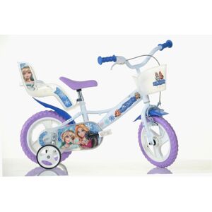 Dino Snow Queen 12" Fahrrad - Weiß/Blau Dino Snow Queen 12" Fahrrad - Weiß/Blau