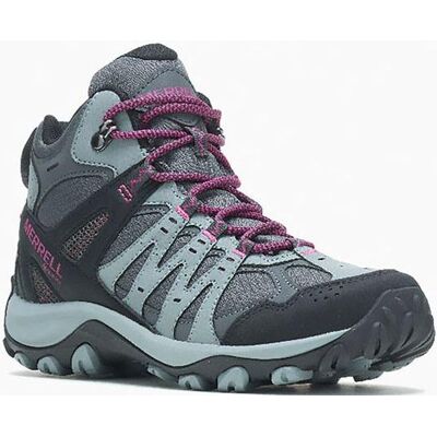 Wanderschuh MERRELL "ACCENTOR 3 SPORT MID GORETEX", Damen, Gr. 42, grau (grau, mint), Synthetik, Textil, Schuhe Wanderschuh, wasserdicht Wanderschuh MERRELL "ACCENTOR 3 SPORT MID GORETEX", Damen, Gr. 42, grau (grau, mint), Synthetik, Textil, Schuhe Wanderschuh, wasserdicht