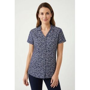 Funktionsbluse KILLTEC "KOS 86 WMN WVN SHRT", Damen, Gr. 52, blau (nachtblau), Obermaterial: 92% Polyester, 8% Elasthan, Blusen Funktionsbluse, für Wandern und sportliche Aktivitäten, aus Polyester und Elasthan Funktionsbluse KILLTEC "KOS 86 WMN WVN SHRT", Damen, Gr. 52, blau (nachtblau), Obermaterial: 92% Polyester, 8% Elasthan, Blusen Funktionsbluse, für Wandern und sportliche Aktivitäten, aus Polyester und Elasthan
