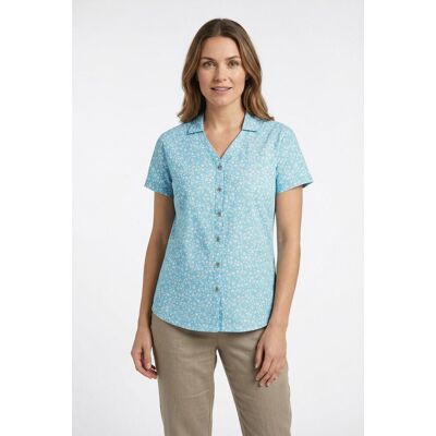 Funktionsbluse KILLTEC "KOS 86 WMN WVN SHRT", Damen, Gr. 38, blau (hell ocean), Obermaterial: 92% Polyester, 8% Elasthan, Blusen Funktionsbluse, für Wandern und sportliche Aktivitäten, aus Polyester und Elasthan Funktionsbluse KILLTEC "KOS 86 WMN WVN SHRT", Damen, Gr. 38, blau (hell ocean), Obermaterial: 92% Polyester, 8% Elasthan, Blusen Funktionsbluse, für Wandern und sportliche Aktivitäten, aus Polyester und Elasthan