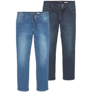 Stretch-Jeans ARIZONA "Willis", Herren, Gr. 56, N-Gr, blau (blau, blau, bl), Obermaterial: 98% Baumwolle, 2% Elasthan, Basic, normal lang, Jeans Stretch-Jeans, straight-fit, lange Beine, mit Nieten, niedrige Leibhöhe Stretch-Jeans ARIZONA "Willis", Herren, Gr. 56, N-Gr, blau (blau, blau, bl), Obermaterial: 98% Baumwolle, 2% Elasthan, Basic, normal lang, Jeans Stretch-Jeans, straight-fit, lange Beine, mit Nieten, niedrige Leibhöhe