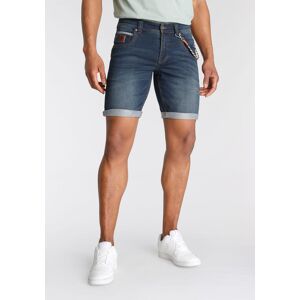Jeansshorts BRUNO BANANI, Herren, Gr. 32, Länge 32, blau (dunkelblau us), Denim/Jeans, Obermaterial: 70% Baumwolle, 28% Polyester, 2% Elasthan, gerade kurz, Jeans Jeansshorts, bequemer Sitz, gerade Beinform, mit praktischen Taschen Jeansshorts BRUNO BANANI, Herren, Gr. 32, Länge 32, blau (dunkelblau us), Denim/Jeans, Obermaterial: 70% Baumwolle, 28% Polyester, 2% Elasthan, gerade kurz, Jeans Jeansshorts, bequemer Sitz, gerade Beinform, mit praktischen Taschen