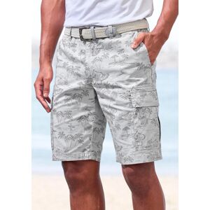 Cargoshorts JOHN DEVIN, Herren, Gr. 38, N-Gr, grau (grau bedruckt), Web, Obermaterial: 97% Baumwolle, 3% Elasthan, bedruckt, regular fit kurz, Hosen Cargoshorts, Shorts aus elastischer Baumwolle, modisch bedruckt Cargoshorts JOHN DEVIN, Herren, Gr. 38, N-Gr, grau (grau bedruckt), Web, Obermaterial: 97% Baumwolle, 3% Elasthan, bedruckt, regular fit kurz, Hosen Cargoshorts, Shorts aus elastischer Baumwolle, modisch bedruckt