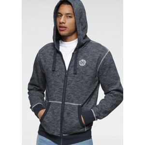 H.I.S. Kapuzensweatjacke H.I.S, Herren, Gr. XXL (60/62), blau (marine, meliert), angeraute Sweatware, Obermaterial: 55% Baumwolle, 45% Polyester, meliert, Basic schmal, Rundhals, Rippbündchen, Sweatjacken Kapuzensweatjacke, mit markanten Nähten H.I.S. Kapuzensweatjacke H.I.S, Herren, Gr. XXL (60/62), blau (marine, meliert), angeraute Sweatware, Obermaterial: 55% Baumwolle, 45% Polyester, meliert, Basic schmal, Rundhals, Rippbündchen, Sweatjacken Kapuzensweatjacke, mit markanten Nähten