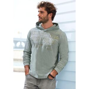Kapuzenshirt JOHN DEVIN, Herren, Gr. XXL, grün (salbei bedruckt), Slub, Obermaterial: 100% Baumwolle, bedruckt, regular fit, Rundhals, abgesteppte Kante, Shirts Kapuzenshirt, Langarmshirt bedruckt mit Kapuze aus strukturierter Baumwoll-Qualität Kapuzenshirt JOHN DEVIN, Herren, Gr. XXL, grün (salbei bedruckt), Slub, Obermaterial: 100% Baumwolle, bedruckt, regular fit, Rundhals, abgesteppte Kante, Shirts Kapuzenshirt, Langarmshirt bedruckt mit Kapuze aus strukturierter Baumwoll-Qualität