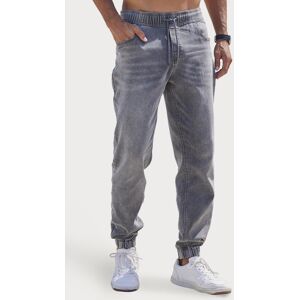 Jogger Pants JOHN DEVIN "Jogg Pants", Herren, Gr. XL (56/58), N-Gr, grau (grau, denim), Jeans, Obermaterial: 65% Baumwolle, 33% Polyester, 2% Elasthan, unifarben, bequem lang, Hosen Jogger Pants, Joggpants mit elastischem Bund aus weicher Stretch-Qualität Jogger Pants JOHN DEVIN "Jogg Pants", Herren, Gr. XL (56/58), N-Gr, grau (grau, denim), Jeans, Obermaterial: 65% Baumwolle, 33% Polyester, 2% Elasthan, unifarben, bequem lang, Hosen Jogger Pants, Joggpants mit elastischem Bund aus weicher Stretch-Qualität