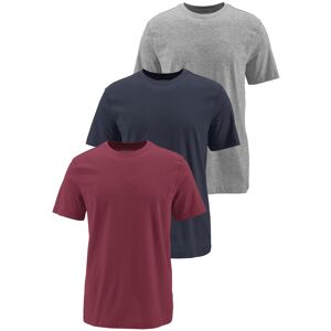 T-Shirt MAN'S WORLD "neue Farben", Herren, Gr. 40/42 (XS), bunt (rot, marine, grau, meliert), Single Jersey, Obermaterial: 100% Baumwolle. Obermaterial Melange: 90% Baumwolle, 10% Viskose, meliert, unifarben, Basic, normal, Rundhals, normaler Saum, Shirts T-Shirt MAN'S WORLD "neue Farben", Herren, Gr. 40/42 (XS), bunt (rot, marine, grau, meliert), Single Jersey, Obermaterial: 100% Baumwolle. Obermaterial Melange: 90% Baumwolle, 10% Viskose, meliert, unifarben, Basic, normal, Rundhals, normaler Saum, Shirts