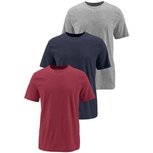 T-Shirt MAN'S WORLD "neue Farben", Herren, Gr. 44/46 (S), bunt (rot, marine, grau, meliert), Single Jersey, Obermaterial: 100% Baumwolle. Obermaterial Melange: 90% Baumwolle, 10% Viskose, meliert, unifarben, Basic, normal, Rundhals, normaler Saum, Shirts T-Shirt MAN'S WORLD "neue Farben", Herren, Gr. 44/46 (S), bunt (rot, marine, grau, meliert), Single Jersey, Obermaterial: 100% Baumwolle. Obermaterial Melange: 90% Baumwolle, 10% Viskose, meliert, unifarben, Basic, normal, Rundhals, normaler Saum, Shirts