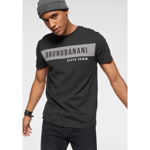T-Shirt BRUNO BANANI, Herren, Gr. XXL (60/62), schwarz, Single Jersey, Obermaterial: 100% Baumwolle, bedruckt, schmal, Rundhals, Shirts T-Shirt, kurzärmelig, schmal geschnitten, Rundhalsausschnitt T-Shirt BRUNO BANANI, Herren, Gr. XXL (60/62), schwarz, Single Jersey, Obermaterial: 100% Baumwolle, bedruckt, schmal, Rundhals, Shirts T-Shirt, kurzärmelig, schmal geschnitten, Rundhalsausschnitt