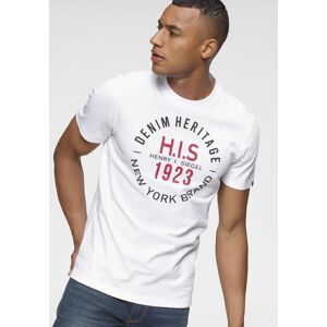 H.I.S 4XL Baumwoll Druck Casual T-Shirt - Shirt H.I.S 4XL Baumwoll Druck Casual T-Shirt - Shirt