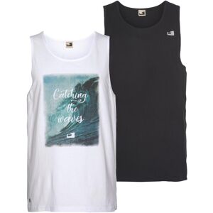 Tanktop OCEAN SPORTSWEAR, Herren, Gr. L (52/54), schwarz-weiss (schwarz, weiß, bedruckt, bedruckt), Single Jersey, Obermaterial: 100% Baumwolle, bedruckt, unifarben, Basic, Rundhals, Tops Tanktop, in Baumwoll -Qualität Tanktop OCEAN SPORTSWEAR, Herren, Gr. L (52/54), schwarz-weiss (schwarz, weiß, bedruckt, bedruckt), Single Jersey, Obermaterial: 100% Baumwolle, bedruckt, unifarben, Basic, Rundhals, Tops Tanktop, in Baumwoll -Qualität