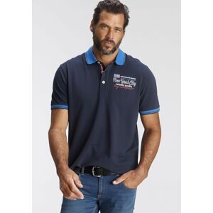 Poloshirt MAN'S WORLD, Herren, Gr. 3XL (64/66), blau (marine), Piqué, Obermaterial: 100% Baumwolle, bedruckt, normal, Shirts Poloshirt, Kurzarm, lässige Passform, bedruckt, Polokragen Poloshirt MAN'S WORLD, Herren, Gr. 3XL (64/66), blau (marine), Piqué, Obermaterial: 100% Baumwolle, bedruckt, normal, Shirts Poloshirt, Kurzarm, lässige Passform, bedruckt, Polokragen