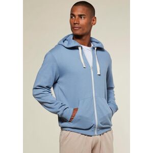 Kapuzensweatjacke KANGAROOS, Herren, Gr. 3XL (64/66), blau (hellblau), angeraute Sweatware, Obermaterial: 60% Baumwolle, 40% Polyester, unifarben, bequem normal, Rundhals, angesetztes Bündchen, Sweatjacken Kapuzensweatjacke, mit Kapuze, kontrast Zipper un Kapuzensweatjacke KANGAROOS, Herren, Gr. 3XL (64/66), blau (hellblau), angeraute Sweatware, Obermaterial: 60% Baumwolle, 40% Polyester, unifarben, bequem normal, Rundhals, angesetztes Bündchen, Sweatjacken Kapuzensweatjacke, mit Kapuze, kontrast Zipper un