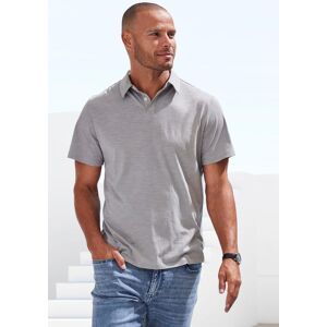 Poloshirt JOHN DEVIN "mit Slub-Garn Struktur", Herren, Gr. XXL (60/62), grau, Jersey, Obermaterial: 100% Baumwolle, meliert, bequem normal, Rundhals, abgesteppte Kante, Shirts Poloshirt, aus leichter, strukturierter Baumwollqualität Poloshirt JOHN DEVIN "mit Slub-Garn Struktur", Herren, Gr. XXL (60/62), grau, Jersey, Obermaterial: 100% Baumwolle, meliert, bequem normal, Rundhals, abgesteppte Kante, Shirts Poloshirt, aus leichter, strukturierter Baumwollqualität