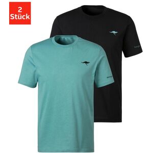 KANGAROOS M Grünes Kurzarm-T-Shirt - T-Shirt KANGAROOS M Grünes Kurzarm-T-Shirt - T-Shirt