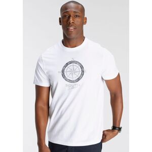 T-Shirt DELMAO, Herren, Gr. 4XL (68/70), weiss (weiß), Single Jersey, Obermaterial: 100% Baumwolle, bedruckt, normal, Rundhals, Shirts T-Shirt, Kurzarm, bedruckt, Rundhals, aus Baumwolle T-Shirt DELMAO, Herren, Gr. 4XL (68/70), weiss (weiß), Single Jersey, Obermaterial: 100% Baumwolle, bedruckt, normal, Rundhals, Shirts T-Shirt, Kurzarm, bedruckt, Rundhals, aus Baumwolle