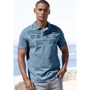 Poloshirt JOHN DEVIN "mit Print", Herren, Gr. 3XL (64/66), blau, Slub, Obermaterial: 100% Baumwolle, bedruckt, regular fit, Rundhals, abgesteppte Kante, Shirts Poloshirt, Regular-Fit, aus Slub-Qualität, mit Print Poloshirt JOHN DEVIN "mit Print", Herren, Gr. 3XL (64/66), blau, Slub, Obermaterial: 100% Baumwolle, bedruckt, regular fit, Rundhals, abgesteppte Kante, Shirts Poloshirt, Regular-Fit, aus Slub-Qualität, mit Print