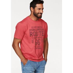 Rundhalsshirt MAN'S WORLD, Herren, Gr. S (44/46), orange (koralle), Single Jersey, Obermaterial: 100% Baumwolle, bedruckt, regular fit, Rundhals, Shirts Rundhalsshirt, kurzärmelig, lässige Passform, bedruckt, Rundhalsausschnitt Rundhalsshirt MAN'S WORLD, Herren, Gr. S (44/46), orange (koralle), Single Jersey, Obermaterial: 100% Baumwolle, bedruckt, regular fit, Rundhals, Shirts Rundhalsshirt, kurzärmelig, lässige Passform, bedruckt, Rundhalsausschnitt