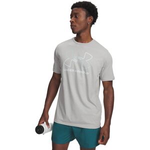 T-Shirt UNDER ARMOUR "UA GL FOUNDATION UPDATE SS", Herren, Gr. XXL, titanium, enamel blau, illusion grün, Single Jersey, Obermaterial: 60% Baumwolle, 40% Polyester, normal, Rundhals, eng eingefasste Kante, Shirts T-Shirt, gerade Passform, kurze Ärmel, mit T-Shirt UNDER ARMOUR "UA GL FOUNDATION UPDATE SS", Herren, Gr. XXL, titanium, enamel blau, illusion grün, Single Jersey, Obermaterial: 60% Baumwolle, 40% Polyester, normal, Rundhals, eng eingefasste Kante, Shirts T-Shirt, gerade Passform, kurze Ärmel, mit