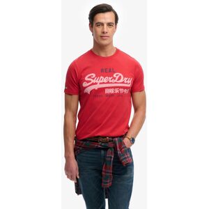 Rundhalsshirt SUPERDRY "VL CLASSIC TEE", Herren, Gr. XXL, base rot, Single Jersey, Obermaterial: 100% Baumwolle, bedruckt, regular fit normal, Rundhals, Shirts Rundhalsshirt, mit klassischem Vintage-Logo Print Rundhalsshirt SUPERDRY "VL CLASSIC TEE", Herren, Gr. XXL, base rot, Single Jersey, Obermaterial: 100% Baumwolle, bedruckt, regular fit normal, Rundhals, Shirts Rundhalsshirt, mit klassischem Vintage-Logo Print