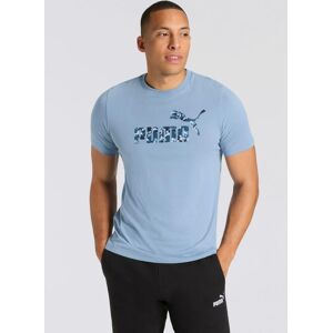 T-Shirt PUMA "ESS CAMO TEE", Herren, Gr. XXL, blau (cool blau), Jersey, Obermaterial: 100% Baumwolle, tarnfarben, regular fit normal, Rundhals, Shirts T-Shirt, gerade Passform, Kurzarm, für Alltag und Freizeit T-Shirt PUMA "ESS CAMO TEE", Herren, Gr. XXL, blau (cool blau), Jersey, Obermaterial: 100% Baumwolle, tarnfarben, regular fit normal, Rundhals, Shirts T-Shirt, gerade Passform, Kurzarm, für Alltag und Freizeit