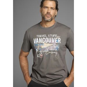 T-Shirt MAN'S WORLD, Herren, Gr. 3XL (64/66), grau (dunkel grau), Jersey, Obermaterial: 100% Baumwolle, bedruckt, regular fit, Rundhals, Shirts T-Shirt, Kurzarm, bedruckt, Rundhalsausschnitt, aus dehnbarem Jerseystoff T-Shirt MAN'S WORLD, Herren, Gr. 3XL (64/66), grau (dunkel grau), Jersey, Obermaterial: 100% Baumwolle, bedruckt, regular fit, Rundhals, Shirts T-Shirt, Kurzarm, bedruckt, Rundhalsausschnitt, aus dehnbarem Jerseystoff