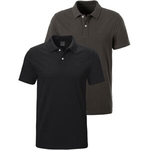 Poloshirt JOHN DEVIN, Herren, Gr. 3XL (64/66), schwarz, dunkelgrau, Piqué, Obermaterial: 100% Baumwolle, Basic, regular fit normal, Rundhals, abgesteppte Kante, Shirts Poloshirt, mit dezenter- hochwertiger Logostickerei - 2er-Sparpack Poloshirt JOHN DEVIN, Herren, Gr. 3XL (64/66), schwarz, dunkelgrau, Piqué, Obermaterial: 100% Baumwolle, Basic, regular fit normal, Rundhals, abgesteppte Kante, Shirts Poloshirt, mit dezenter- hochwertiger Logostickerei - 2er-Sparpack