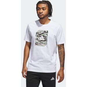 T-Shirt ADIDAS SPORTSWEAR "CAMO SHAPE GRAPHIC", Herren, Gr. M, weiß, wonder aluminium, Obermaterial: 100% Baumwolle, Rundhals, Shirts T-Shirt, Print T-Shirt, aus weichem Single Jersey, pflegeleicht T-Shirt ADIDAS SPORTSWEAR "CAMO SHAPE GRAPHIC", Herren, Gr. M, weiß, wonder aluminium, Obermaterial: 100% Baumwolle, Rundhals, Shirts T-Shirt, Print T-Shirt, aus weichem Single Jersey, pflegeleicht