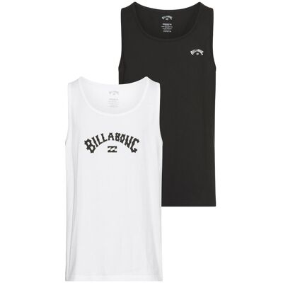 Tanktop BILLABONG "ARCH WAVE", Herren, Gr. XXL, schwarz-weiss (weiß, schwarz), Obermaterial: 100% Baumwolle, Tops Tanktop Tanktop BILLABONG "ARCH WAVE", Herren, Gr. XXL, schwarz-weiss (weiß, schwarz), Obermaterial: 100% Baumwolle, Tops Tanktop