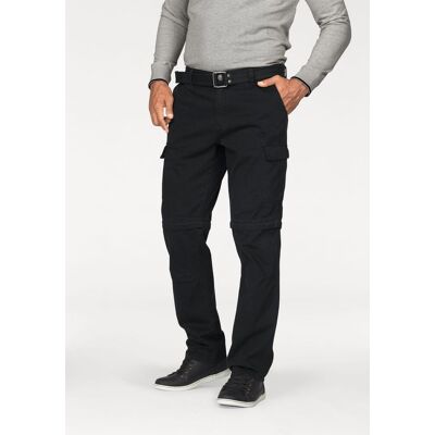 Cargohose MAN'S WORLD, Herren, Gr. 62, N-Gr, schwarz, Obermaterial: 100% Baumwolle, unifarben, bequem lang, Hosen Cargohose, mit Zip-Off Funktion Cargohose MAN'S WORLD, Herren, Gr. 62, N-Gr, schwarz, Obermaterial: 100% Baumwolle, unifarben, bequem lang, Hosen Cargohose, mit Zip-Off Funktion