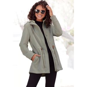 Softshelljacke VIVANCE ACTIVE, Damen, Gr. 48, grün (khaki), Softshell, Obermaterial: 100% Polyester, unifarben, figurbetont kniefrei, Bündchen mit Gummizug, Jacken Softshelljacke, mit Kordelzug an der Taille Softshelljacke VIVANCE ACTIVE, Damen, Gr. 48, grün (khaki), Softshell, Obermaterial: 100% Polyester, unifarben, figurbetont kniefrei, Bündchen mit Gummizug, Jacken Softshelljacke, mit Kordelzug an der Taille