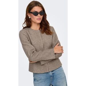 Kurzjacke ONLY "ONLSEDONA LIFE LIGHT FIT JACKET CC OTW", Damen, Gr. L, walnut, Web, Obermaterial: 85% Polyester, 15% Baumwolle, unifarben, hüftlang, Rundhals, Jacken Kurzjacke Kurzjacke ONLY "ONLSEDONA LIFE LIGHT FIT JACKET CC OTW", Damen, Gr. L, walnut, Web, Obermaterial: 85% Polyester, 15% Baumwolle, unifarben, hüftlang, Rundhals, Jacken Kurzjacke