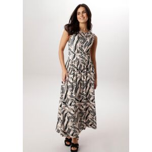 Sommerkleid ANISTON SELECTED, Damen, Gr. 40, N-Gr, natur, beige, anthra, schwarz, camel, Jersey, Obermaterial: 95% Viskose, 5% Elasthan, bedruckt, gemustert, gestreift, figurumspielend wadenlang, Rundhals, Kleider Sommerkleid, mit zwei praktischen Eingrif Sommerkleid ANISTON SELECTED, Damen, Gr. 40, N-Gr, natur, beige, anthra, schwarz, camel, Jersey, Obermaterial: 95% Viskose, 5% Elasthan, bedruckt, gemustert, gestreift, figurumspielend wadenlang, Rundhals, Kleider Sommerkleid, mit zwei praktischen Eingrif