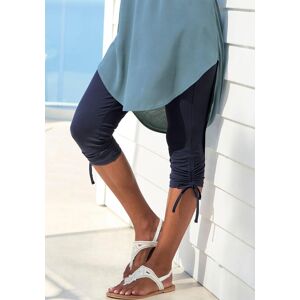 Beach Time Caprileggings BEACHTIME, Damen, Gr. 40/42, N-Gr, marine, Jersey, Obermaterial: 92% Baumwolle, 8% Elasthan, unifarben, körpernah 7/8-Länge, Hosen Caprileggings, mit Raffung, 7/8-Länge, Basic, Stretch Beach Time Caprileggings BEACHTIME, Damen, Gr. 40/42, N-Gr, marine, Jersey, Obermaterial: 92% Baumwolle, 8% Elasthan, unifarben, körpernah 7/8-Länge, Hosen Caprileggings, mit Raffung, 7/8-Länge, Basic, Stretch