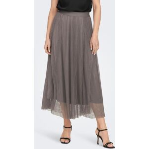 Maxirock ONLY "ONLLAVINA SKIRT JRS", Damen, Gr. XXS, braun (antler), Jersey, Obermaterial: 100% Polyester, unifarben, wadenlang, Röcke Maxirock, Polyester Maxirock ONLY "ONLLAVINA SKIRT JRS", Damen, Gr. XXS, braun (antler), Jersey, Obermaterial: 100% Polyester, unifarben, wadenlang, Röcke Maxirock, Polyester