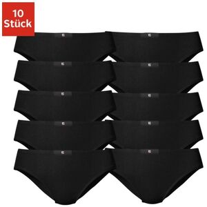 H.I.S. Slip H.I.S, Damen, Gr. 40, schwarz, Jersey, Obermaterial: 95% Baumwolle, 5% Elasthan, unifarben, körpernah, Unterhosen Slip, aus elastischer Baumwoll-Qualität H.I.S. Slip H.I.S, Damen, Gr. 40, schwarz, Jersey, Obermaterial: 95% Baumwolle, 5% Elasthan, unifarben, körpernah, Unterhosen Slip, aus elastischer Baumwoll-Qualität